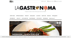 Desktop Screenshot of lagastronoma.com