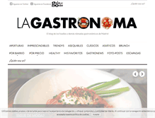 Tablet Screenshot of lagastronoma.com